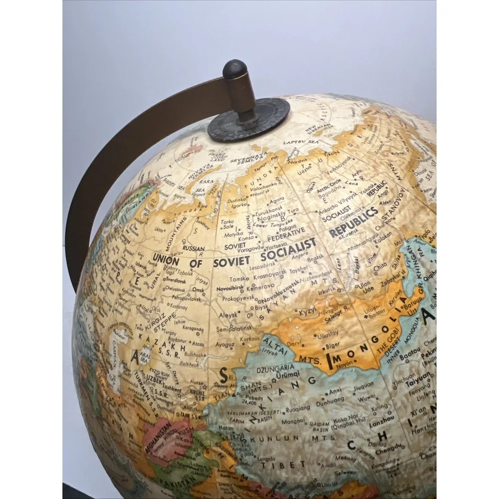 Vintage replogle 12 inch globe world classic series